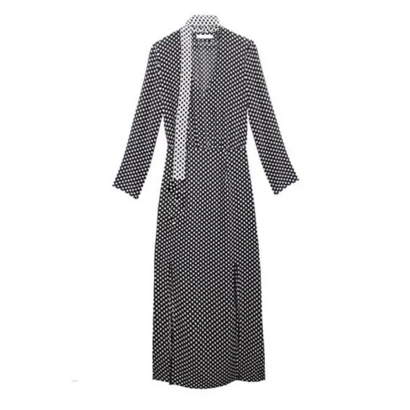 Rixo London Stella Mini Star Midi Silk Dress size Large - Picture 3 of 9